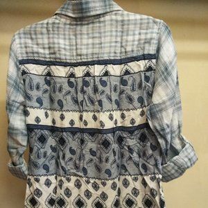 Style &CO Women's Button Down Collard Shirt